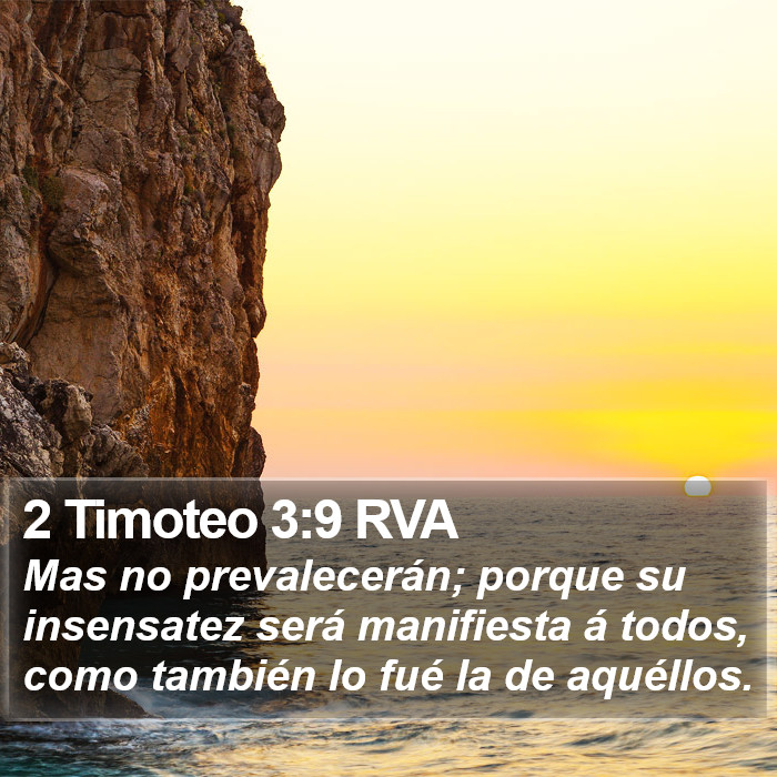 2 Timoteo 3:9 RVA Bible Study