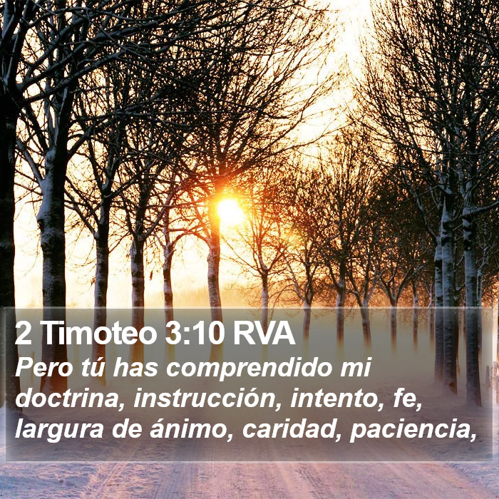 2 Timoteo 3:10 RVA Bible Study