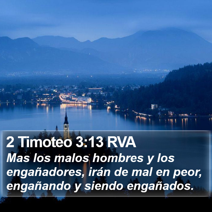 2 Timoteo 3:13 RVA Bible Study