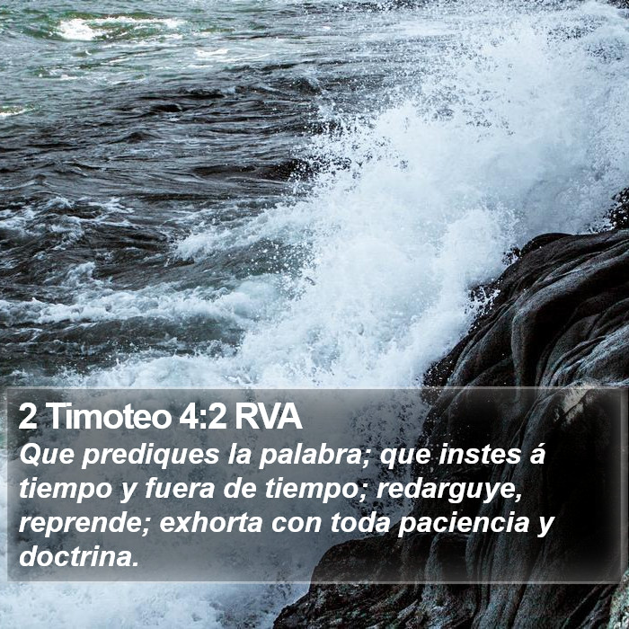 2 Timoteo 4:2 RVA Bible Study