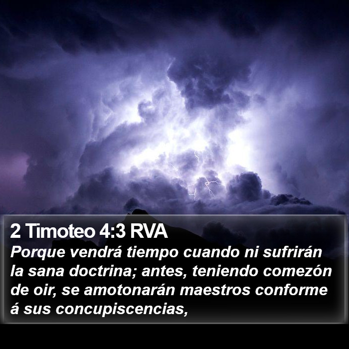 2 Timoteo 4:3 RVA Bible Study