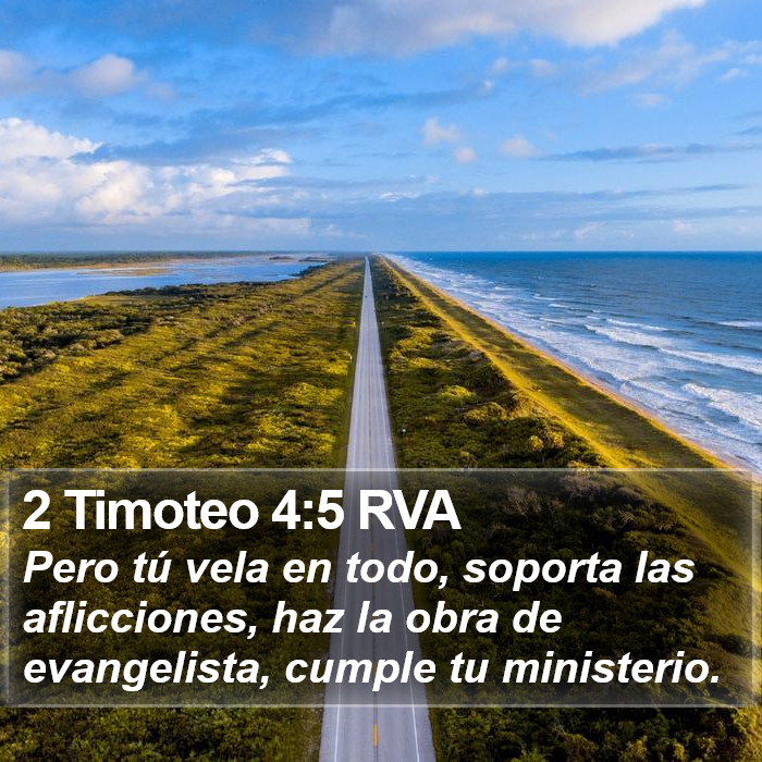 2 Timoteo 4:5 RVA Bible Study