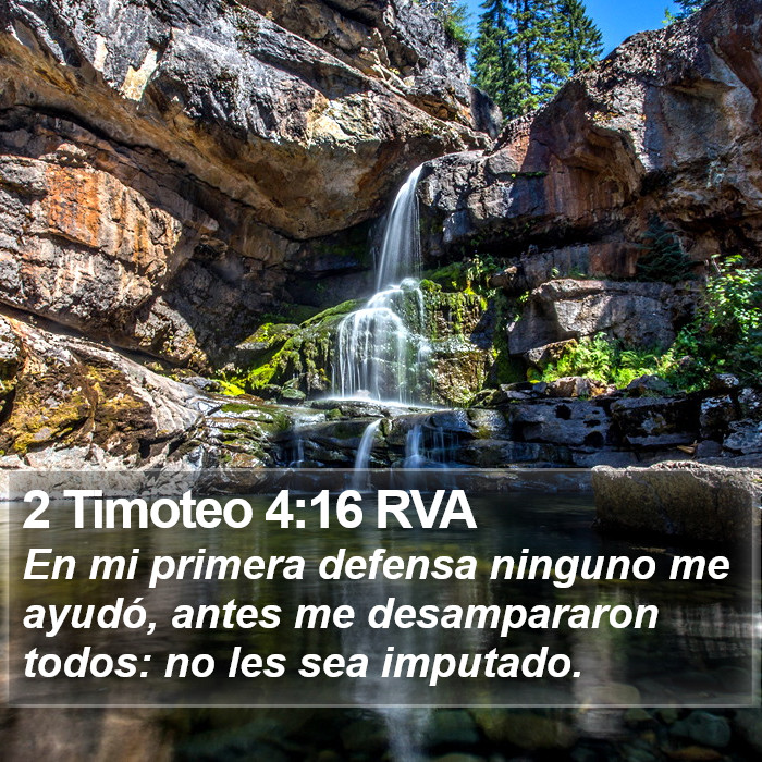 2 Timoteo 4:16 RVA Bible Study