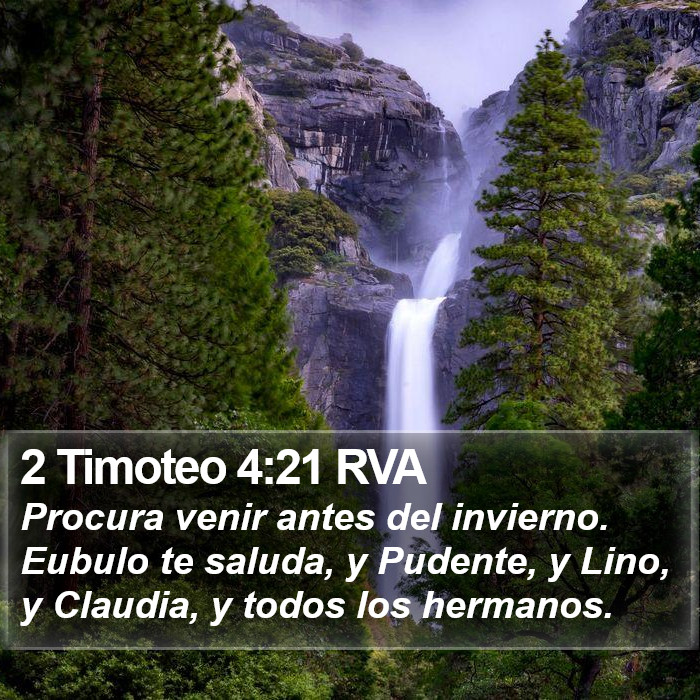 2 Timoteo 4:21 RVA Bible Study