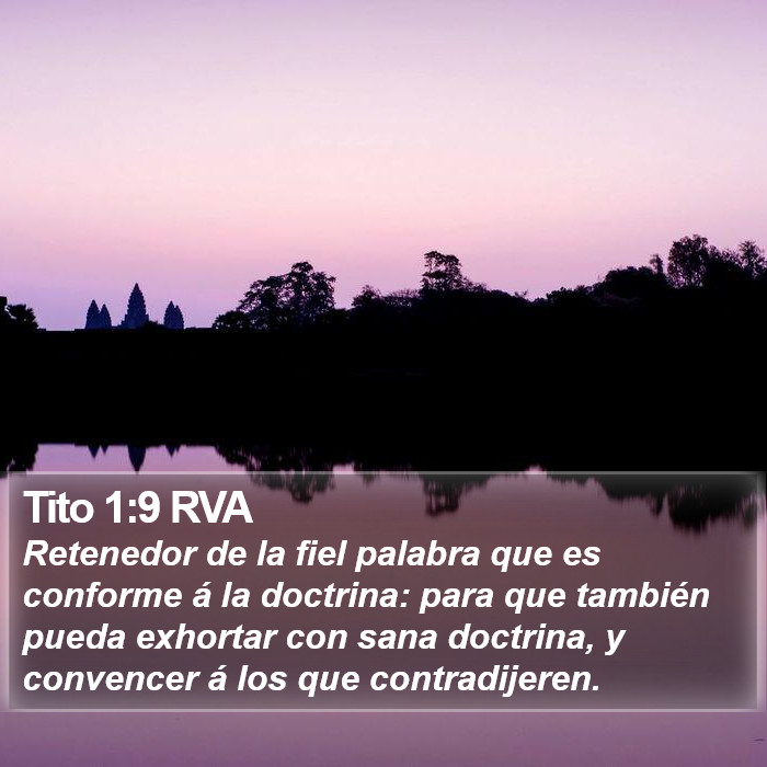 Tito 1:9 RVA Bible Study