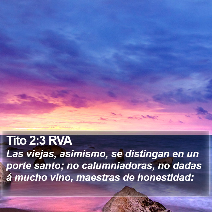 Tito 2:3 RVA Bible Study