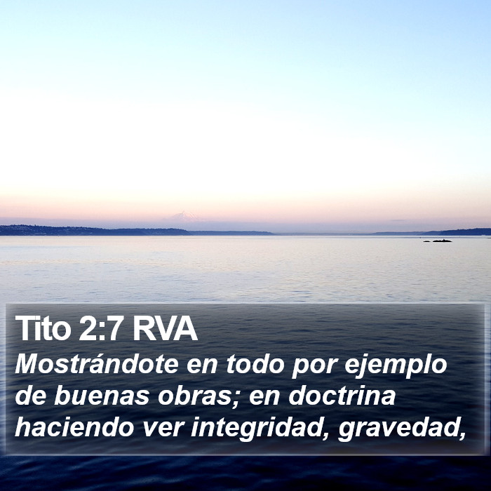 Tito 2:7 RVA Bible Study