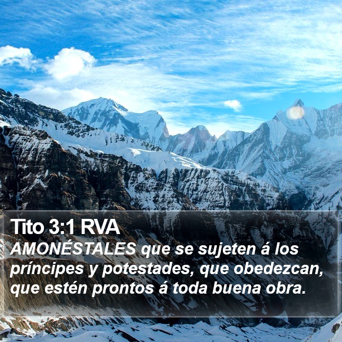 Tito 3:1 RVA Bible Study