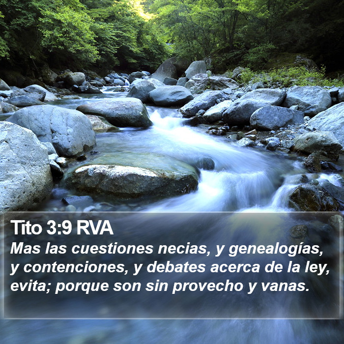 Tito 3:9 RVA Bible Study