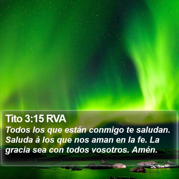 Tito 3:15 RVA Bible Study