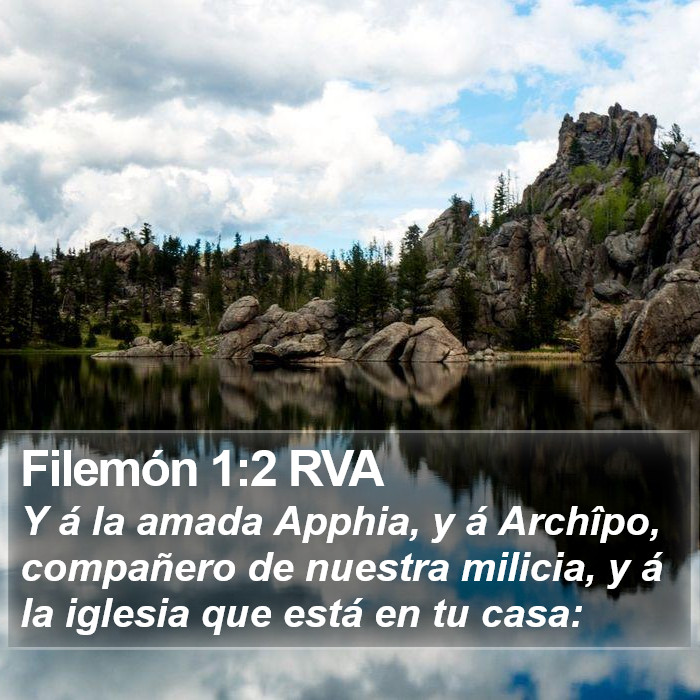 Filemón 1:2 RVA Bible Study