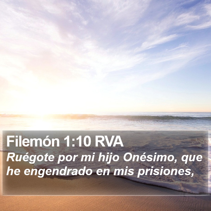 Filemón 1:10 RVA Bible Study