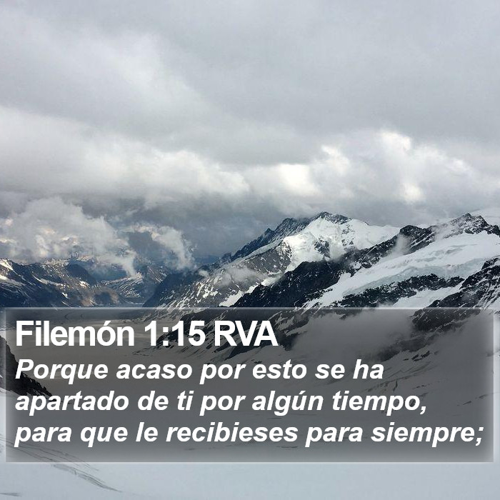 Filemón 1:15 RVA Bible Study