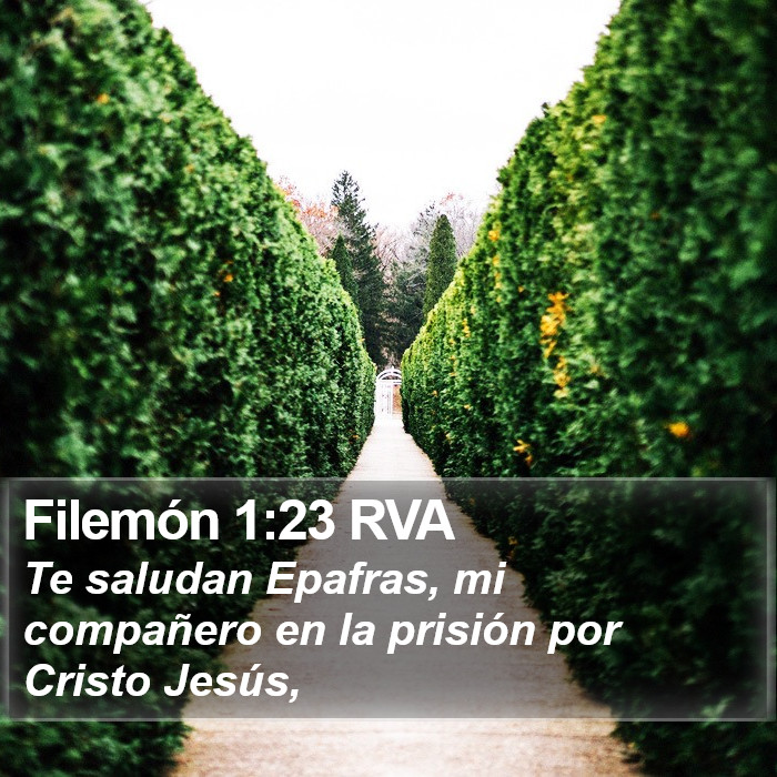 Filemón 1:23 RVA Bible Study