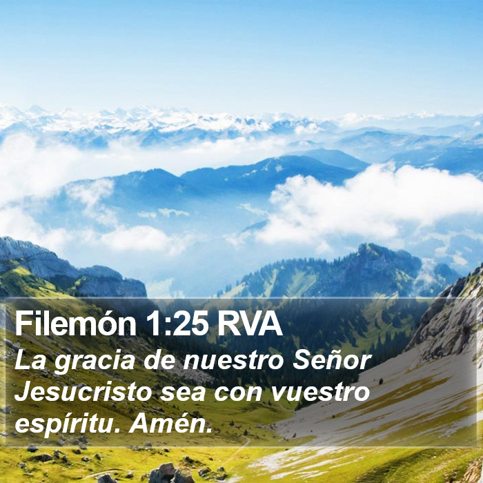 Filemón 1:25 RVA Bible Study