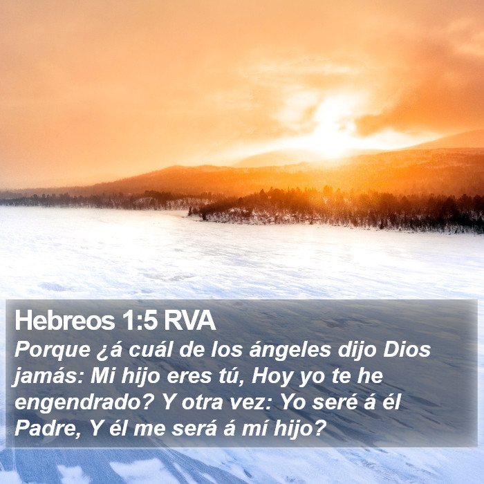 Hebreos 1:5 RVA Bible Study