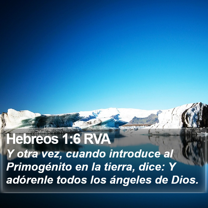 Hebreos 1:6 RVA Bible Study