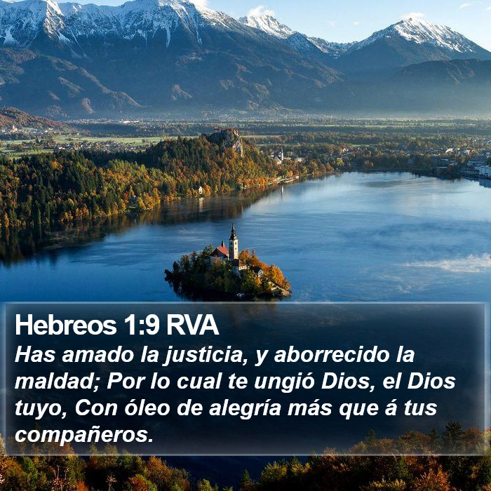 Hebreos 1:9 RVA Bible Study