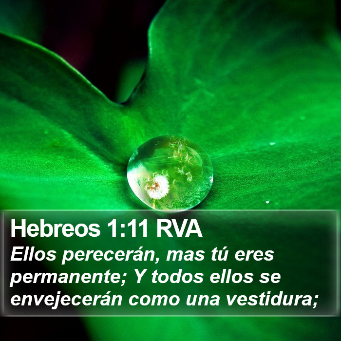 Hebreos 1:11 RVA Bible Study