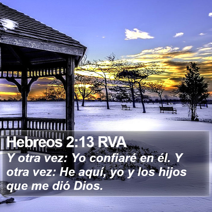 Hebreos 2:13 RVA Bible Study