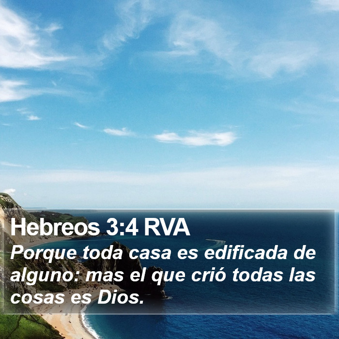 Hebreos 3:4 RVA Bible Study