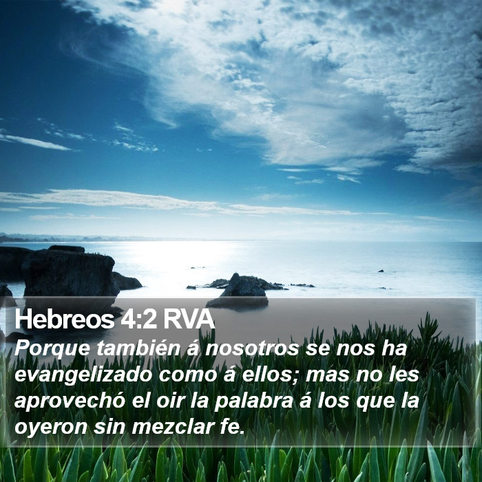 Hebreos 4:2 RVA Bible Study