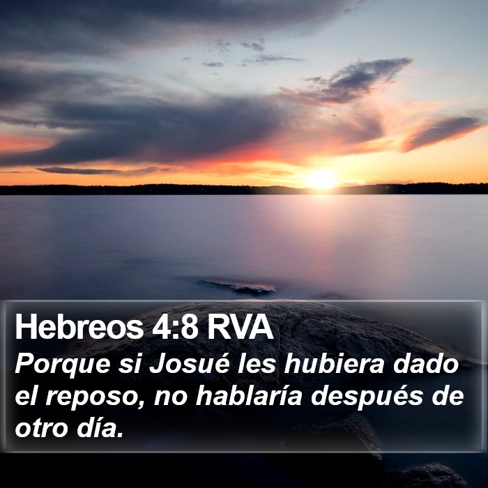 Hebreos 4:8 RVA Bible Study