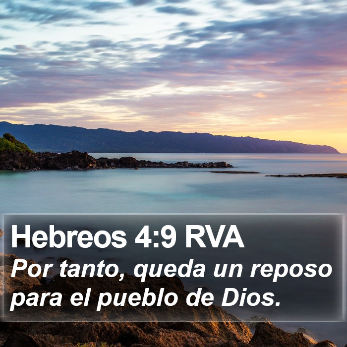 Hebreos 4:9 RVA Bible Study