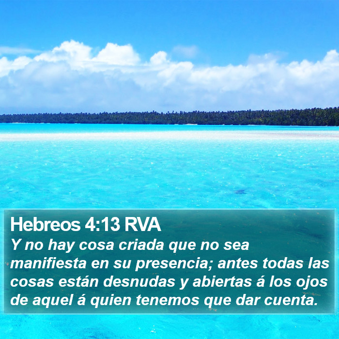 Hebreos 4:13 RVA Bible Study