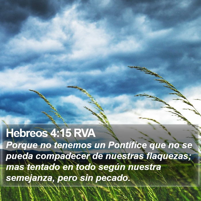 Hebreos 4:15 RVA Bible Study