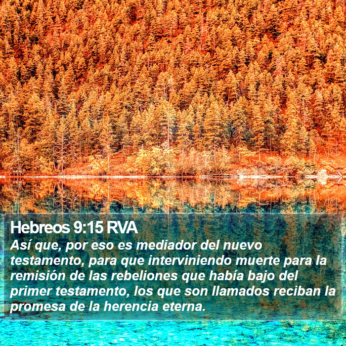 Hebreos 9:15 RVA Bible Study