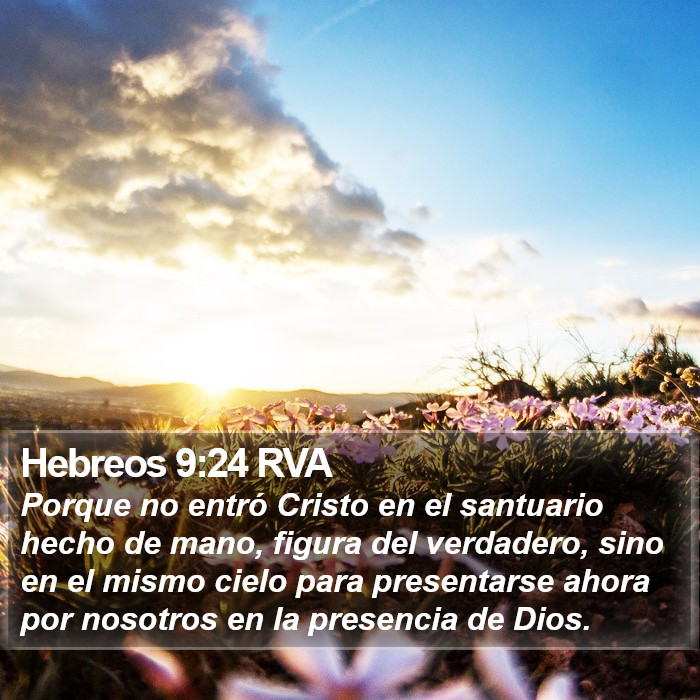 Hebreos 9:24 RVA Bible Study