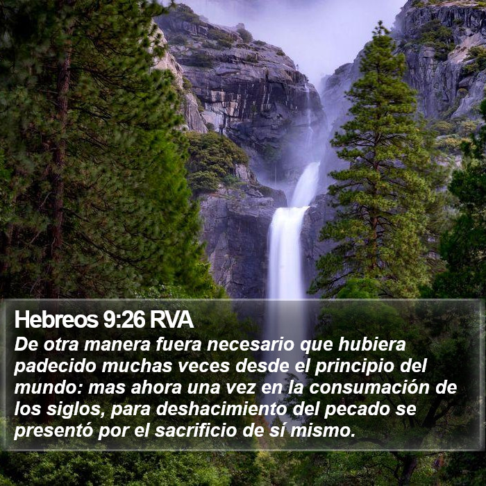 Hebreos 9:26 RVA Bible Study