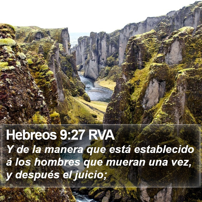 Hebreos 9:27 RVA Bible Study