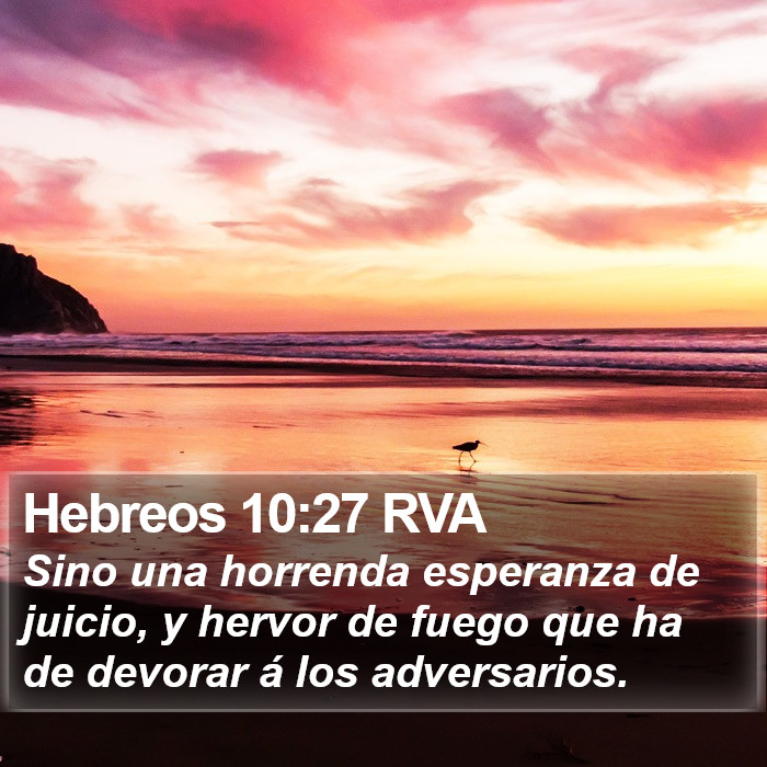 Hebreos 10:27 RVA Bible Study