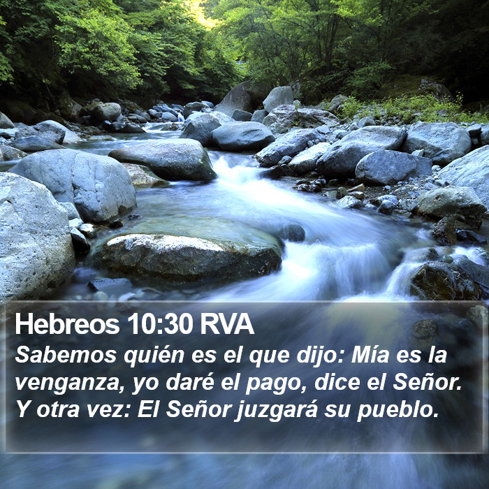 Hebreos 10:30 RVA Bible Study