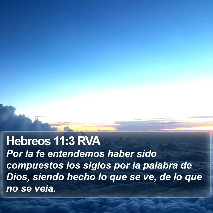 Hebreos 11:3 RVA Bible Study