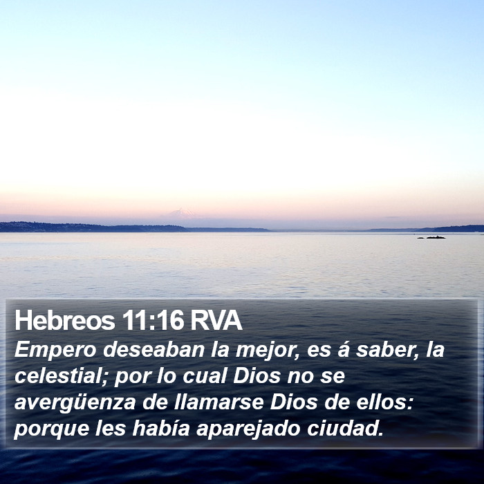 Hebreos 11:16 RVA Bible Study