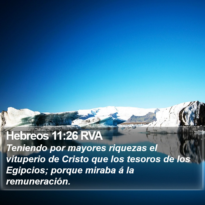 Hebreos 11:26 RVA Bible Study