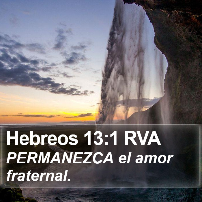 Hebreos 13:1 RVA Bible Study