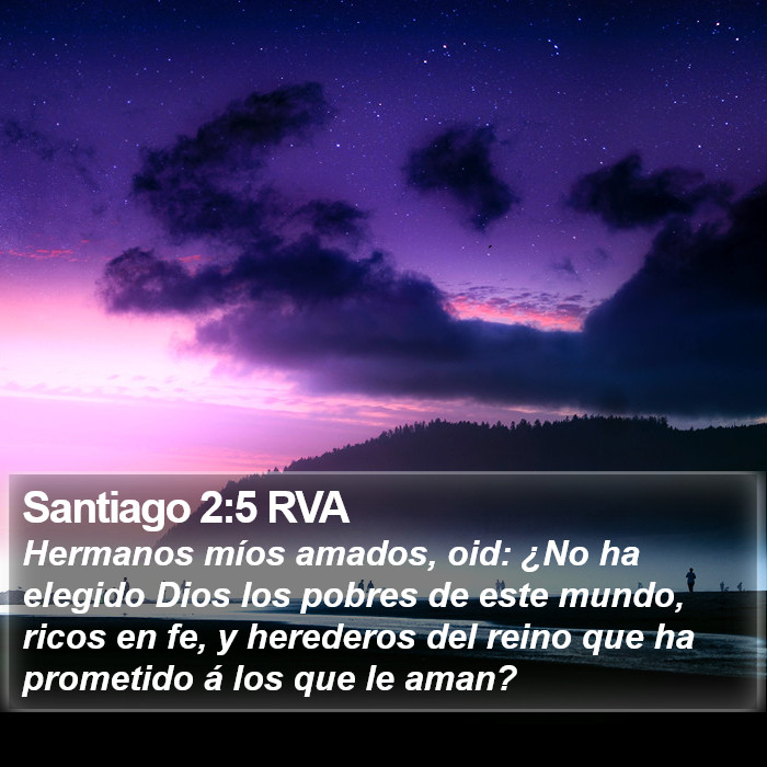 Santiago 2:5 RVA Bible Study