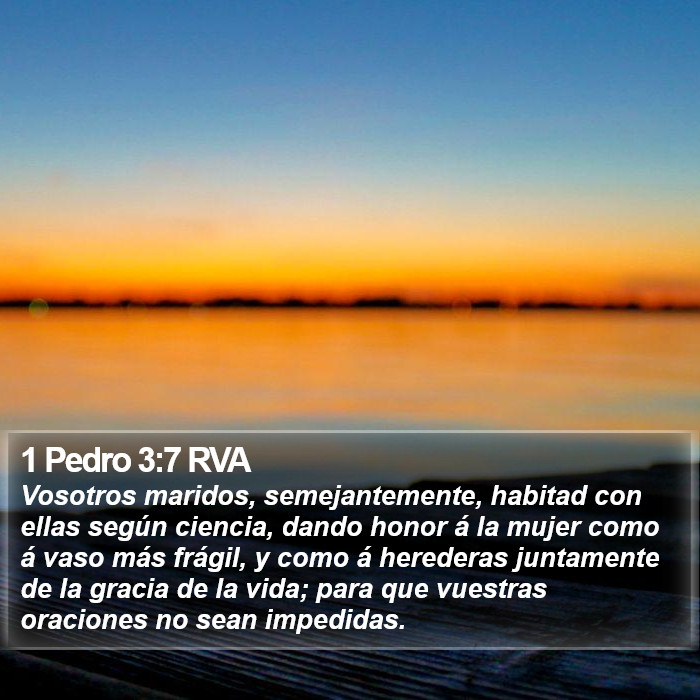 1 Pedro 3:7 RVA Bible Study