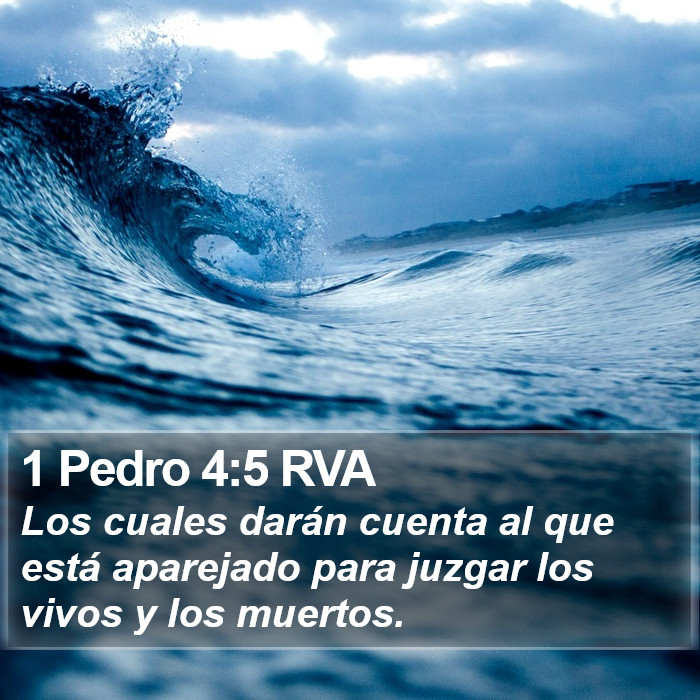 1 Pedro 4:5 RVA Bible Study
