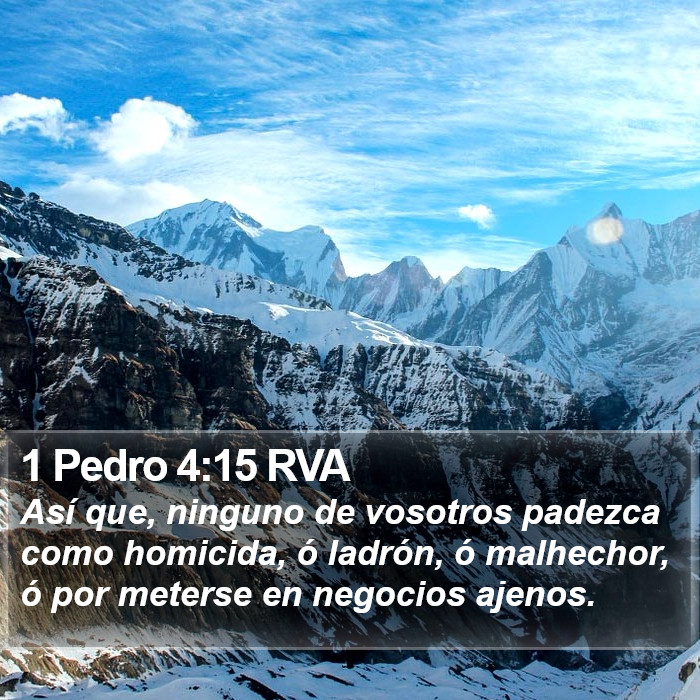 1 Pedro 4:15 RVA Bible Study