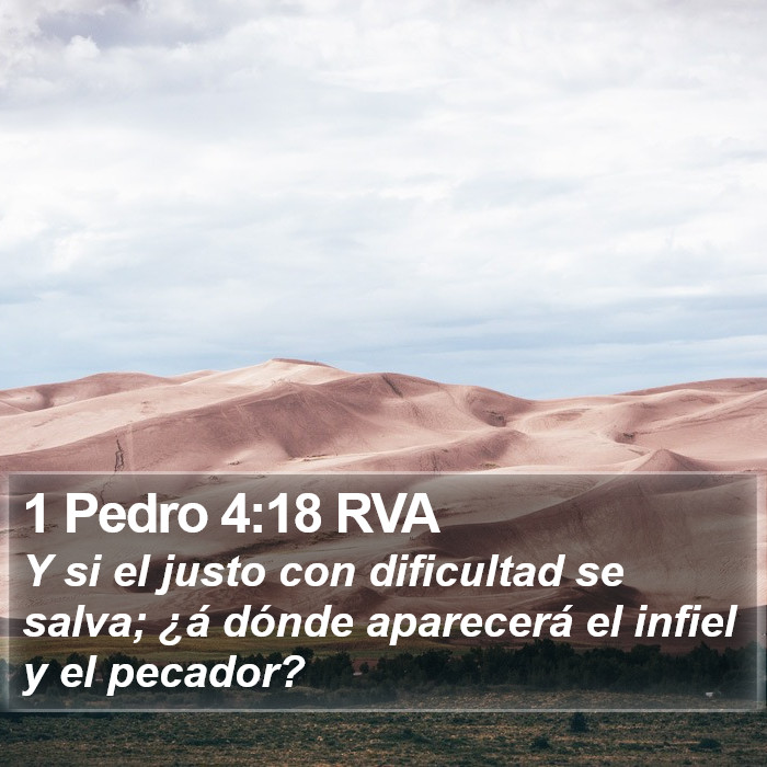 1 Pedro 4:18 RVA Bible Study