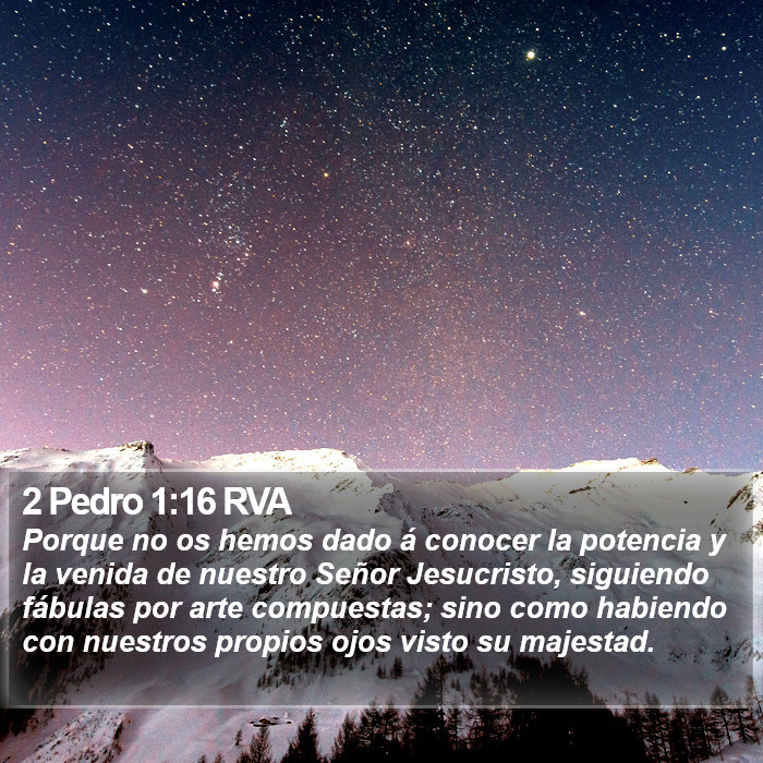 2 Pedro 1:16 RVA Bible Study