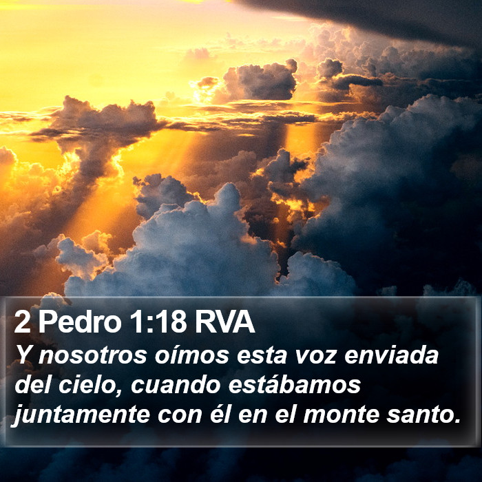 2 Pedro 1:18 RVA Bible Study