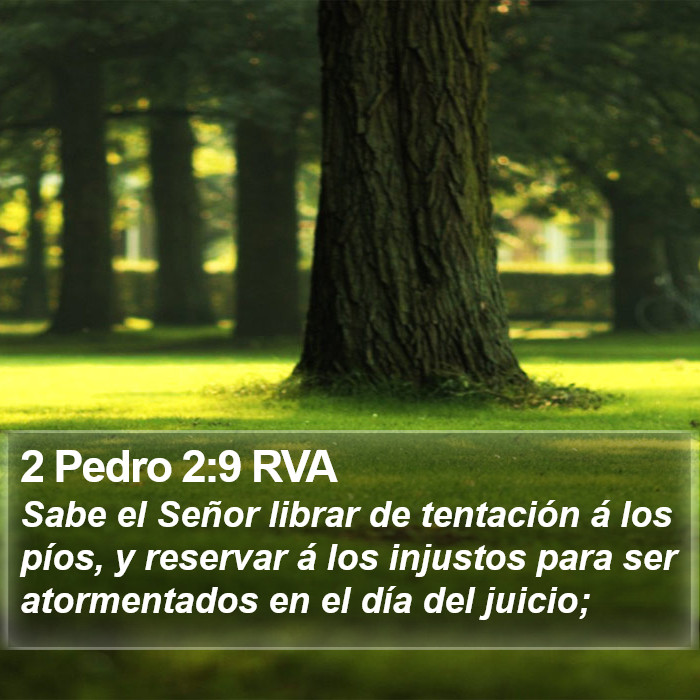 2 Pedro 2:9 RVA Bible Study