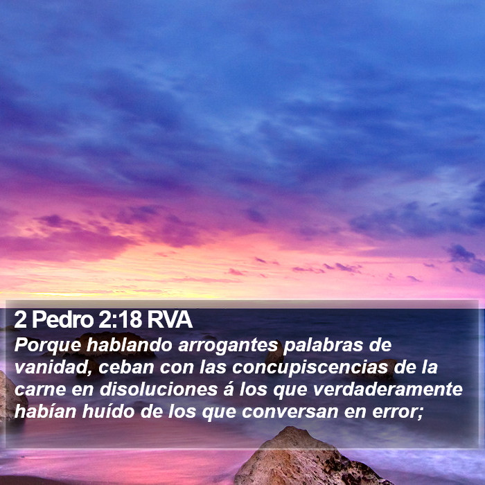 2 Pedro 2:18 RVA Bible Study