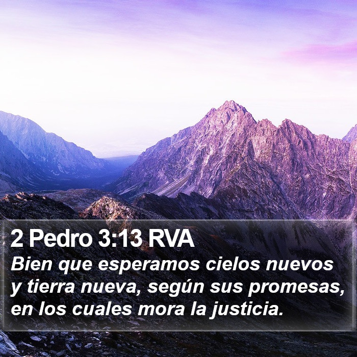 2 Pedro 3:13 RVA Bible Study